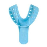 Safe-Dent- Impression Trays, #6 Small Lower, 12/Bag, Blue